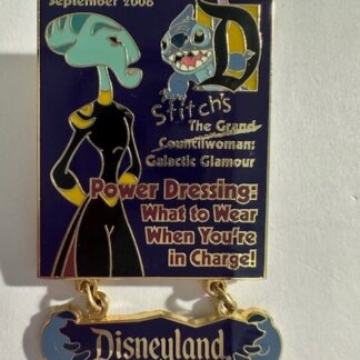 DLR D Magazine Collection September Grand Councilwoman and Stitch Disney Pin C3