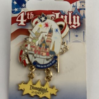 DLR Fun On The 4th Of July 2007 Tinker Bell LE Peter Pan Disney Pin B