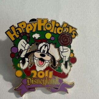 DLR Happy Holidays 2011 - Santa Goofy  Disney Pin B9