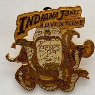 DLR Indiana Jones Adventure Gold Mara Snakes Disney Pin (C7)