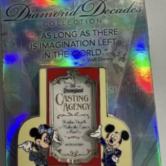 DLR Mickey Minnie Casting Agency Diamond Decades Collection Disney Pin (B)