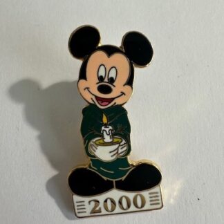 DLR - Mickey Mouse - Candlelight Procession 2000 - White Base Disney Pin C0