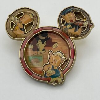 DLR Pin Disney Dreams Collection Three Little Pigs LE 1000 G6