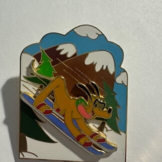 DLR - Pluto - Skiing - Winter Sports Series - 3D Disney Pin B0