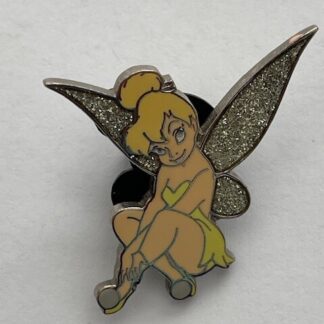 DLR Tinker Bell Glitter Wings Peter Pan 2002 Pin (D9)