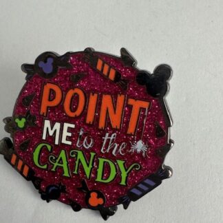 DS Candy Bat And Candy Halloween Point Me To The Candy Disney Pin (B1)