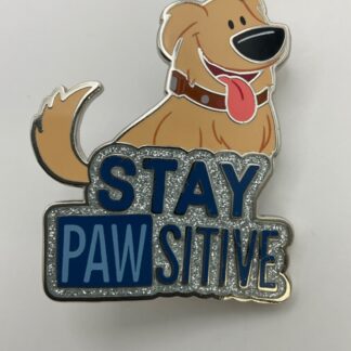 DS Pixar Up Dug Stay Pawsitive I Love My Disney Dog 2021 UP Pin F9
