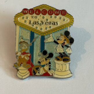 DS Welcome to Las Vegas Mickey Minnie Donald Disney Pin G6