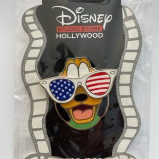 DSSH Pluto With Red White Blue Patriotic Sunglasses LE 400 Disney Pin (B)