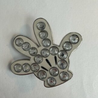 Disney 2016 Mickey Jeweled Gem Waving Hand Pin (C5)