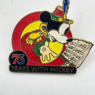 Disney 75 Years With Mickey Pin 2003 Sheet Music Band G2