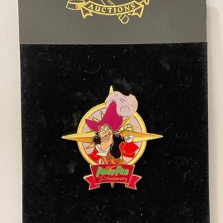Disney Auctions Peter Pan 50th Anniversary Set Captain Hook LE 100 Disney Pin B