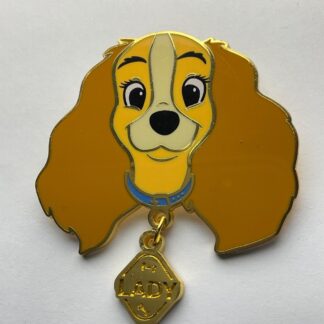 Disney BoxLunch Cats & Dogs Dangle Collar Mystery Pin Lady and the Tramp G6