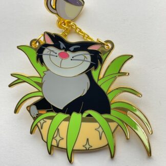 Disney BoxLunch Exclusive Cinderella Lucifer Hanging Plant Dangle Mystery Pin G3
