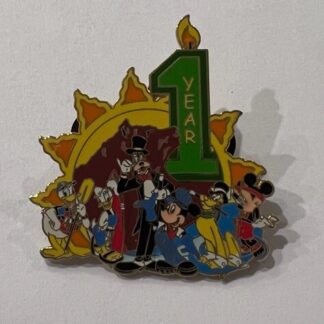 Disney California Adventure 1st Anniversary Goofy Donald Daisy Disney Pin (A1)