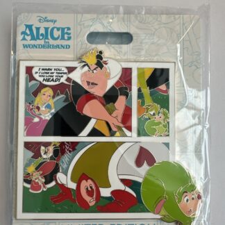 Disney D23 WDI MOG Alice Wonderland Queen of Hearts Comic Strip Panel LE 400 Pin