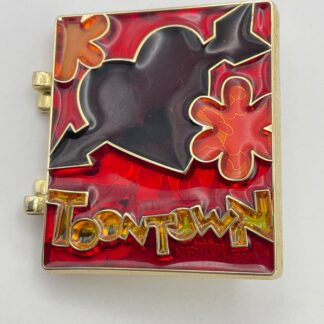 Disney DLR Minnie Mouse at Toontown Attraction Stained Glass LE 750 Cast Pin F9
