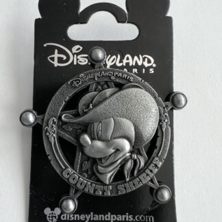 Disney DLRP DLP Disneyland Paris County Sheriff Cowboy Mickey Mouse Pin B