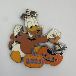 Disney DLRP DLP Disneyland Paris Pumpkins Halloween Donald Duck 2021 Pin B1