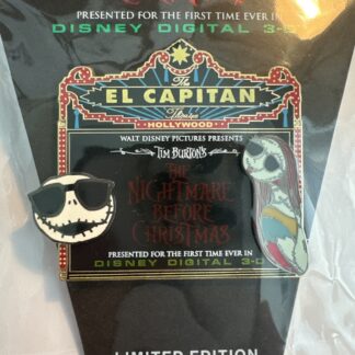 Disney DSF Nightmare Before Christmas 3D Movie Marquee Pin LE500 B