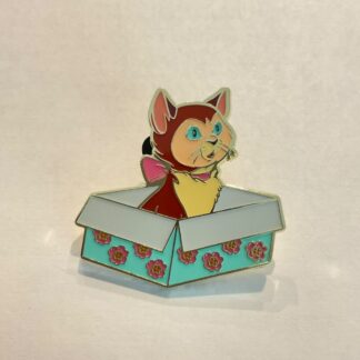 Disney Dinah Cat Sitting In A Box Loungefly Enamel Pin Alice In Wonderland E5