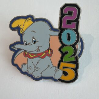 Disney Dumbo the Flying Elephant and Totem Style Year 2025 Dated Mystery Pin E0