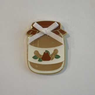 Disney Loungefly Chip And Dale Peanut Butter Canning Jar With Ribbon Pin H2