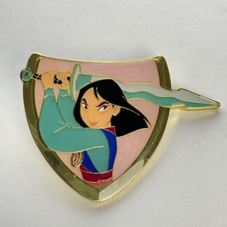 Disney Loungefly Mulan Sword Shield Flower Mystery Puzzle Piece Pin H6