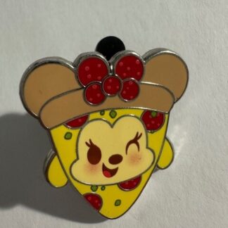 Disney Munchlings Series 3 Minnie Mouse Pepperoni Pizza Mystery Pin (D2)