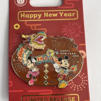 Disney Parks Lunar Chinese New Year 2020 Pin Mickey Minnie Dragon 2021 LR