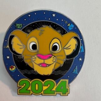 Disney Parks New Years Mystery Pin 2024 Simba (D3)