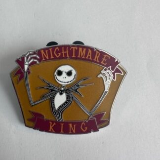 Disney Pin 2022 Jack Skellington "Nightmare King" Glow in the Dark (B9)