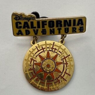 Disney Pin 3727 DCA Sun Wheel Logo Dangle disneyland park (D0)