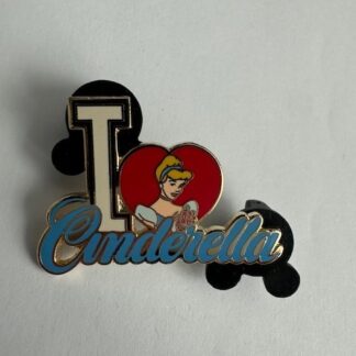 Disney Pin 48941 DisneyShopping.com- I Love Cinderella LE 500 F9
