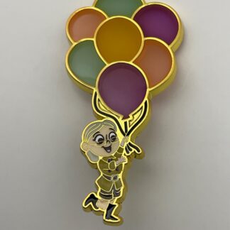 Disney Pin Loungefly Ellie Fredricksen UP Balloon Stained Glass C6