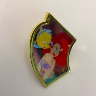 Disney Pin Loungefly The Little Mermaid Lenticular Puzzle Ariel Flounder F8