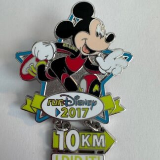 Disney Pin PARIS RARE LIMITED EDITION MICKEY MOUSE 10 KM RUN 2017 DISNEYLAND C0