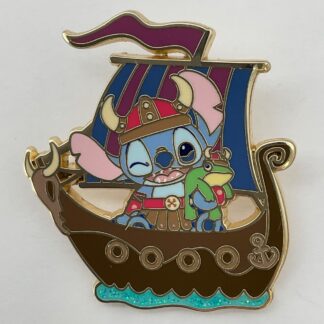 Disney Pirate Stitch Friends Mystery Pin Shanghai SDLR Pin Frog Viking Ship H2