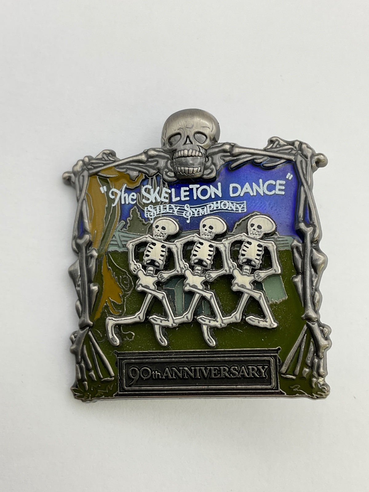 Disney Skeleton Dance 90th Anniversary Cast LE 500 Pin H6