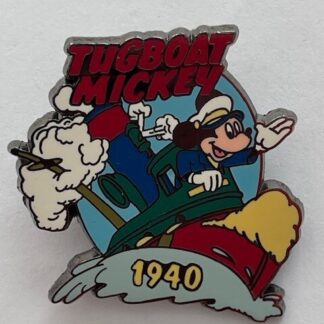Disney Store JAPAN Pin Walt 100th Dreams #25 Tugboat Mickey 1940 Mickey JDS (B6)