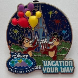 Disney Vacation Club Vacation Your Way Chip & Dale Pin 2011 LE 2000 (A9)