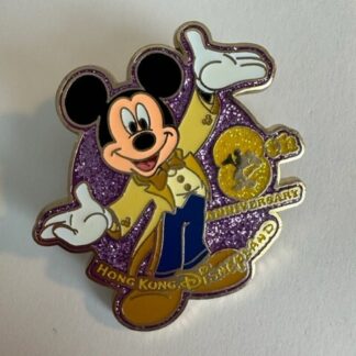 Disney pin HKDL Mystery Pin Mickey Mouse Hong Kong 8th Anniversary Pin (C4)