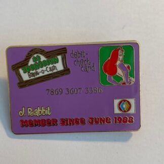 DisneyShopping Credit Card Series Jessica Rabbit Who Framed Disney Pin LE250 A1