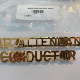 Disneyland Car Attendant And Conductor Hat Badge Train Car Disney Pin (B)