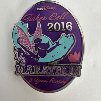 Disneyland DLR Run Disney Tinker Bell Half Marathon Weekend 2016 Event Pin (E8)