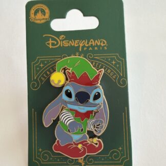 Disneyland Paris DLP Disney Christmas Stitch Elf Holiday Pin B