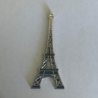 Disneyland Paris Pin 2019 Paris Booster Silver Molded Eiffel Tower #162931 (H1)