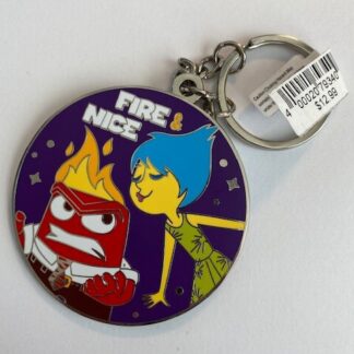 Disneyland Resort Pixar Fest Inside Out Fire & Nice Keychain (B)