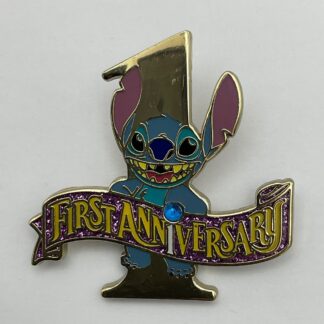 Disneyland Shanghai SDR Lilo And Stitch First Anniversary Disney Pin H7