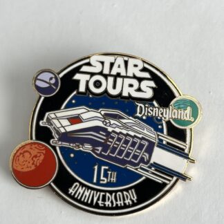 Disneyland Star Tours 15th Anniversary Pin Disney Star Wars LE 1500 (A9)